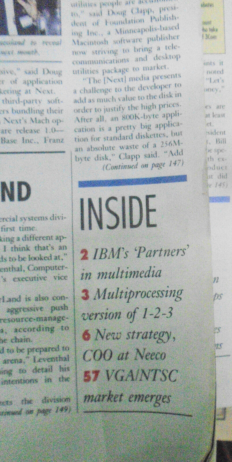 Computer Reseller News, August 14, 1989 - NeXT software developers struggle