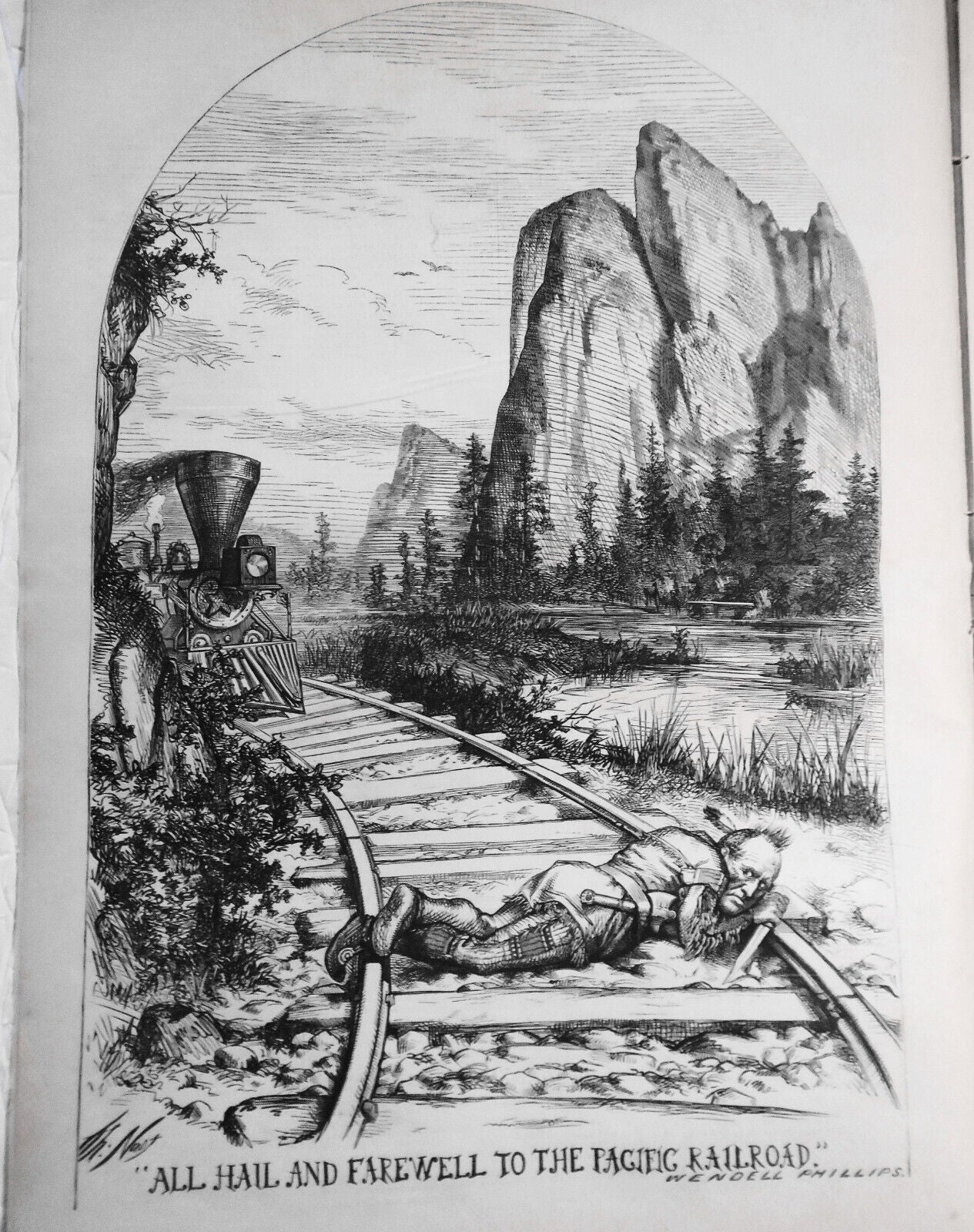 The Summit of Mount Washington by Winslow Homer in Harper's Weekly July 10, 1869