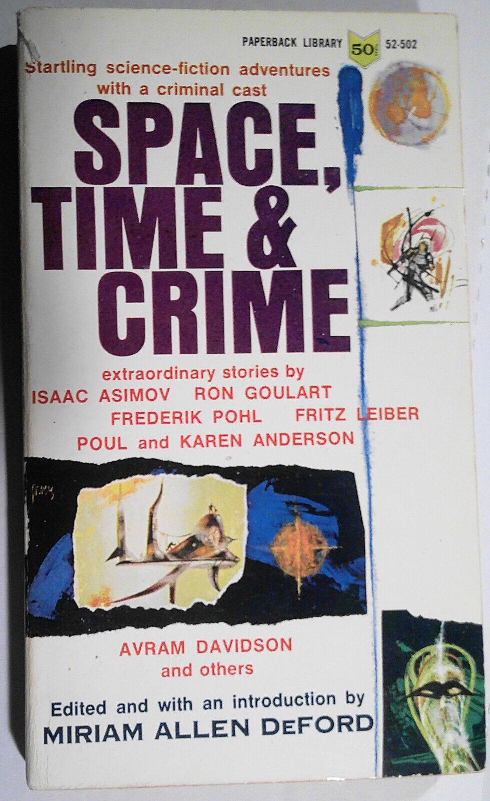 6 vintage science fiction first printing paperbacks lot