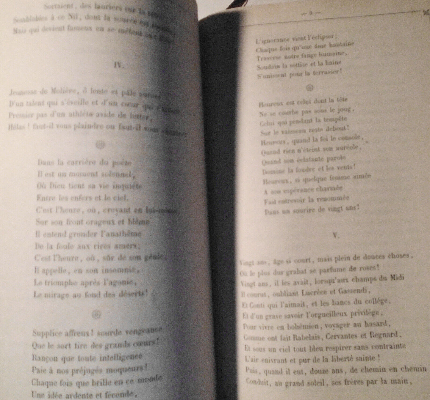 L'ombre de Moliere : poeme, by Alfred Philibert-Soupe - [1857]