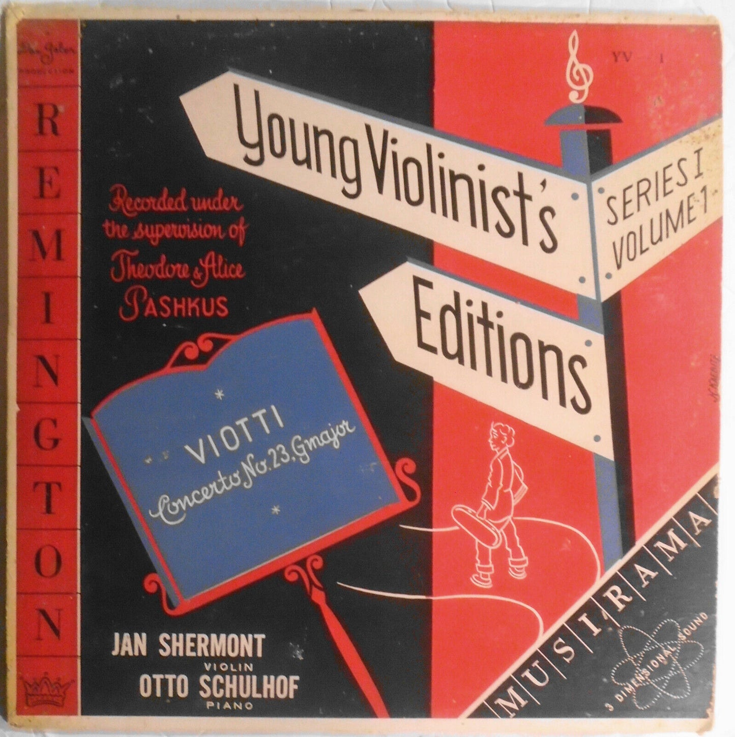 Viotti: Jan Shermont, Violin. Young Violinist's Editions: Series 1, Volume 1  LP