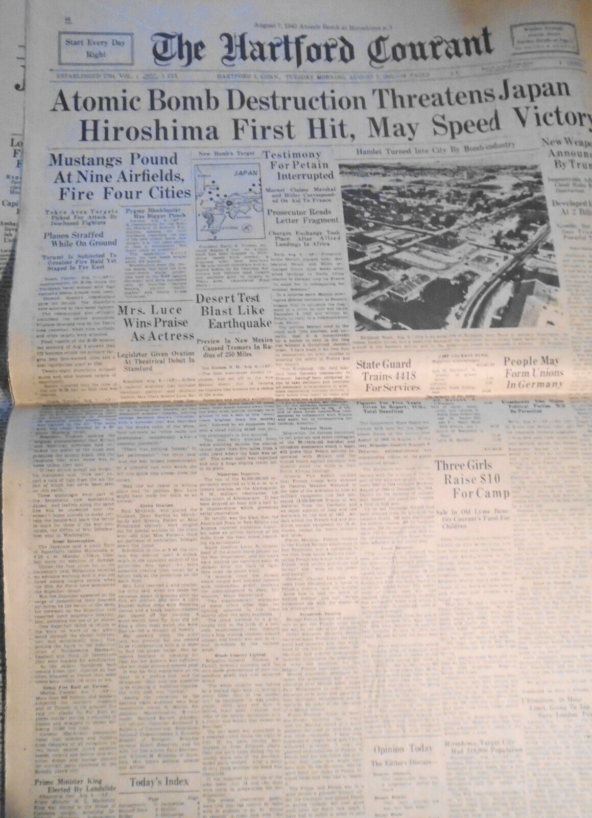 The Connecticut Courant -  historic issues 18th - 20th century reprints