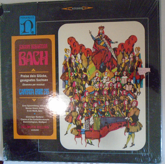 Bach: Preise Dein Glucke... LP - Erna Spoorenberg, Helmuth Rilling SEALED - NEW