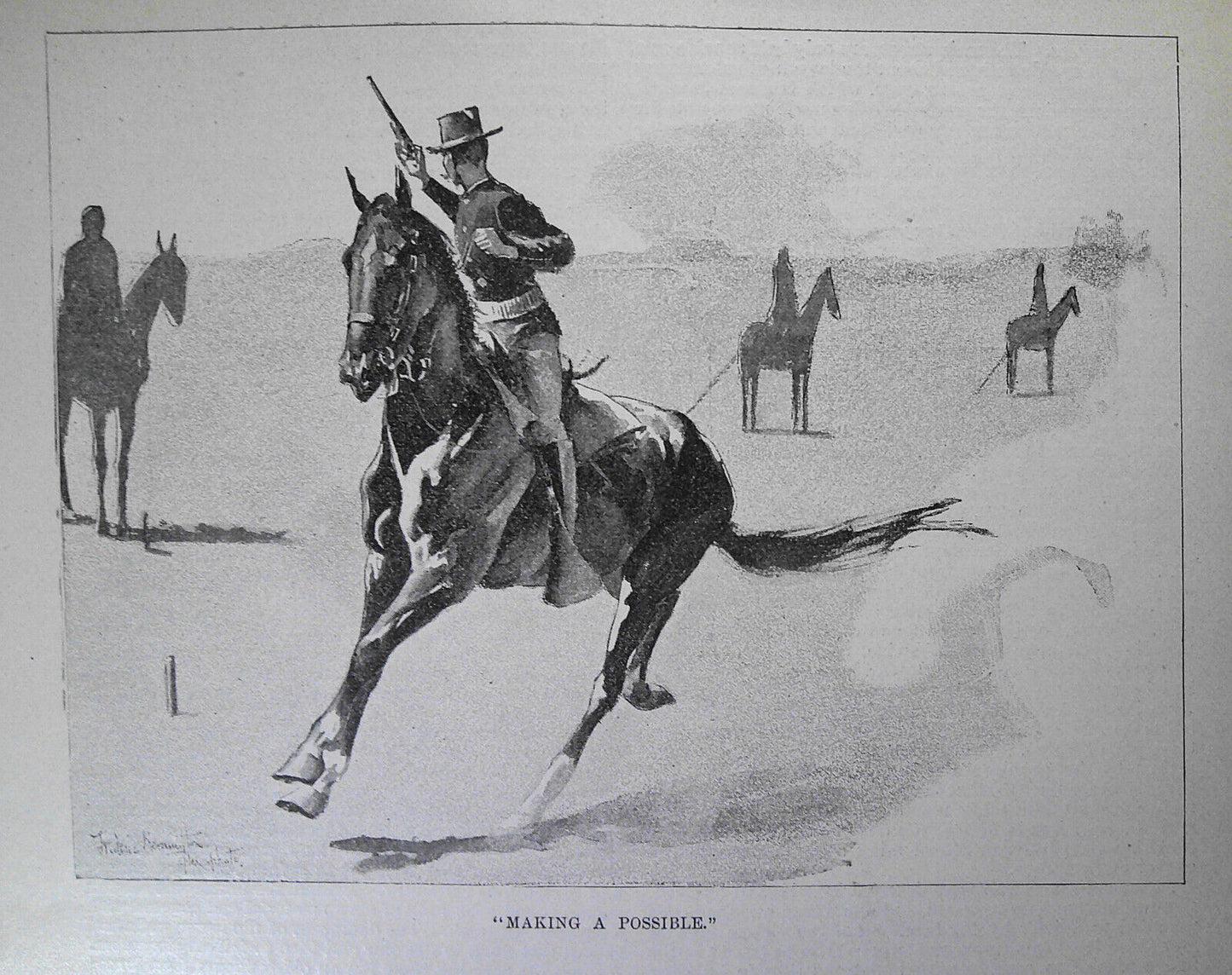 The Revolver in our Army - Frederick Remington - Harper's Weekly June 10, 1893