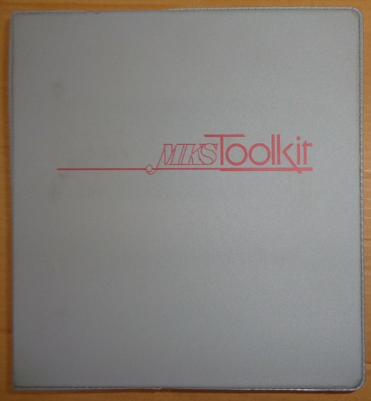 MKS ToolKit, by Mortice Kern Systems 1985 Version 2.3c. Run UNIX System V on DOS
