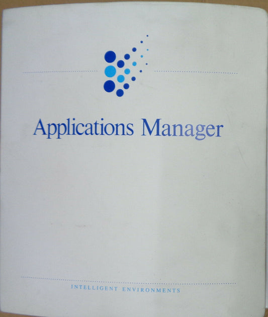 Applications Manager by Intelligent Environments for OS/2 Presentation Manager