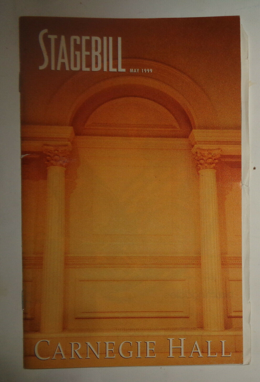 THE CLEVELAND ORCHESTRA - CARNEGIE HALL STAGEBILL - MAY 1999. Pierre Boulez