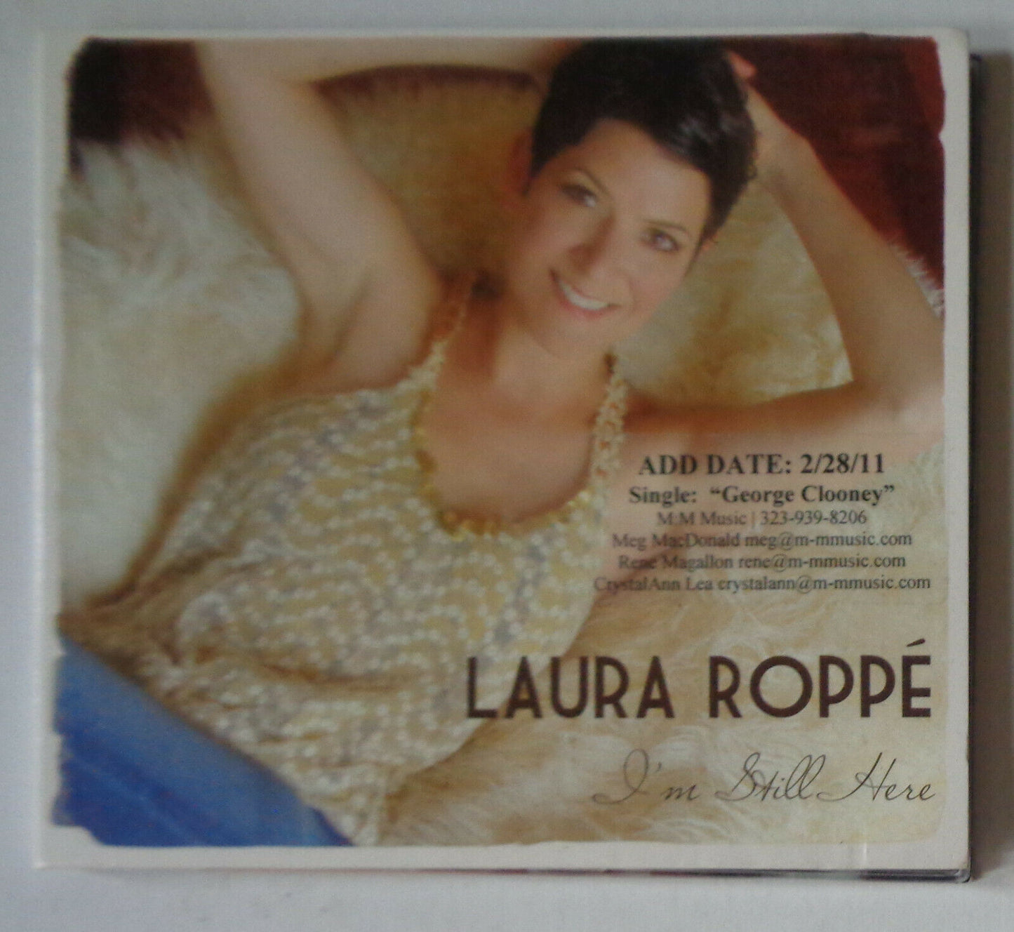 Laura Roppe - I'm Still Here - CD Album - with promo sticker