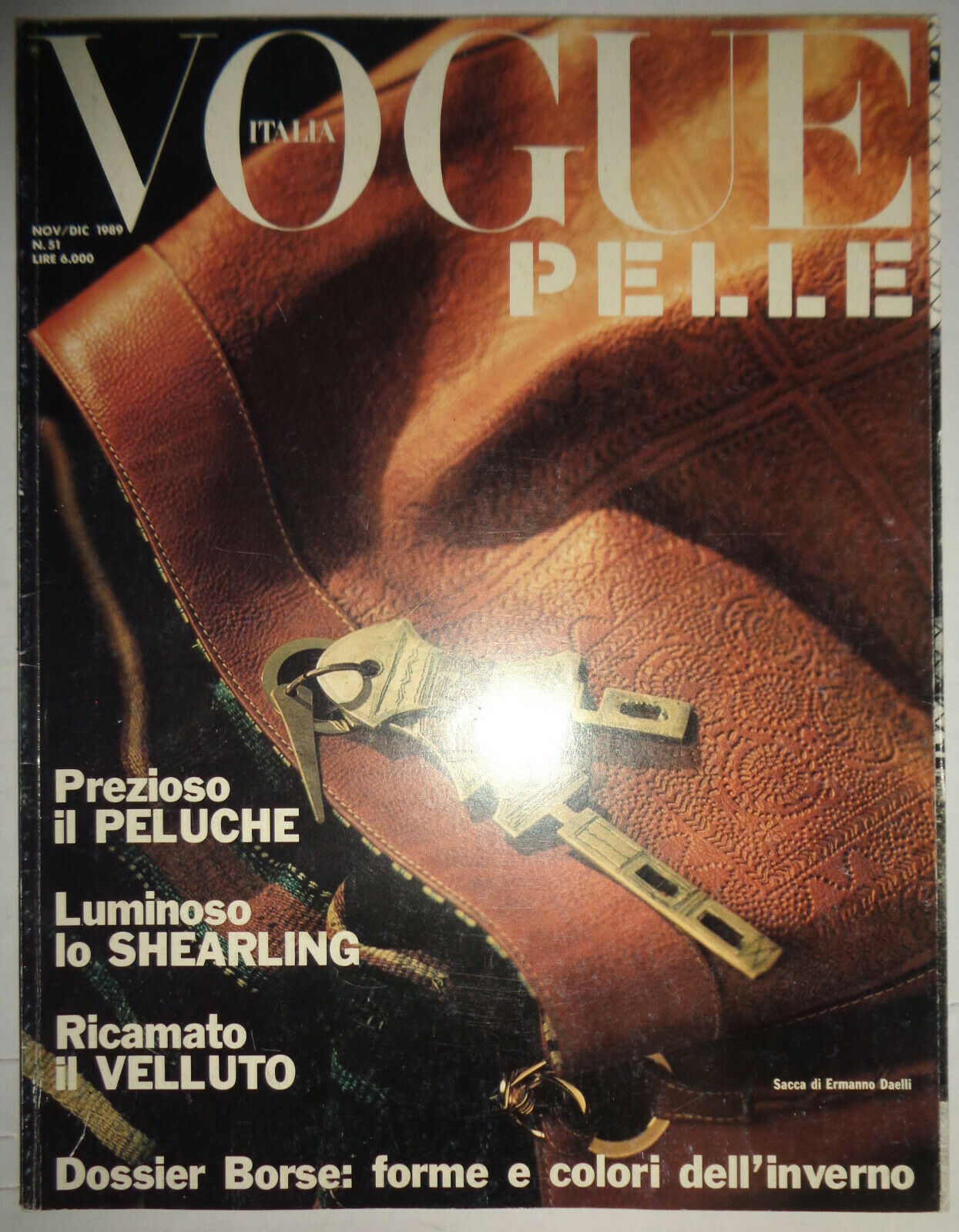 Vogue Italia Pelle,  Novembre/Dicembre 1989 - N. 51