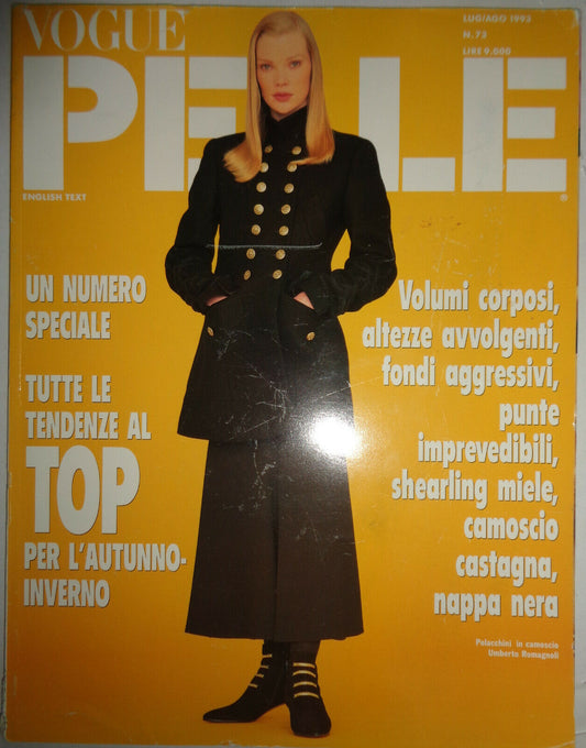Vogue Pelle, Lug/Ago 1993 - N. 73 -  [English Text]