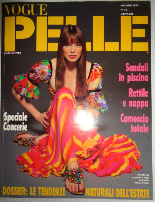 Vogue Pelle, Mag/Giu 1993 - N. 72 -  [English Text]
