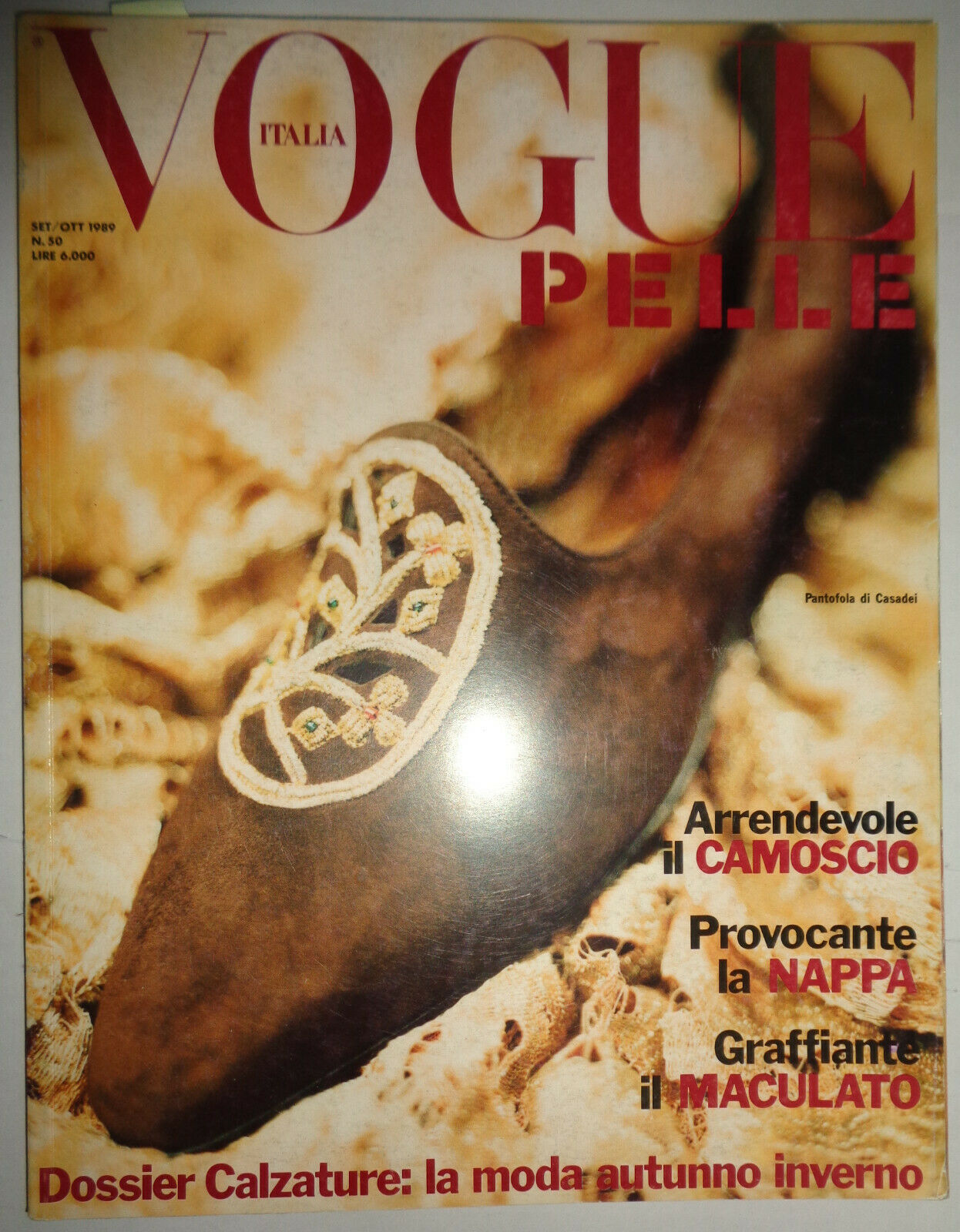 Vogue Italia Pelle, Set/Ott 1989 - N. 50