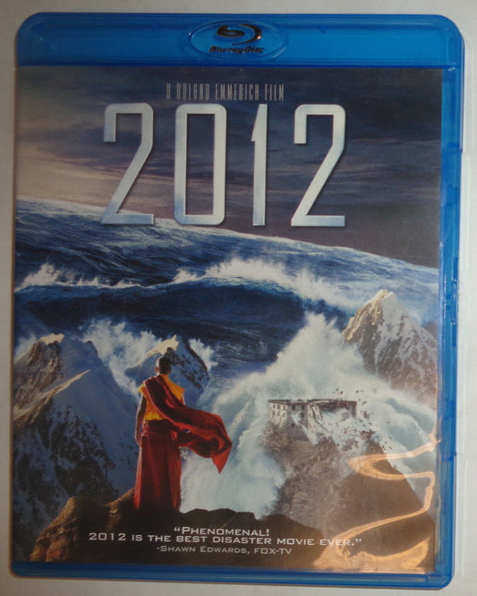 2012 (Blu-ray Disc, 2010) - Like New