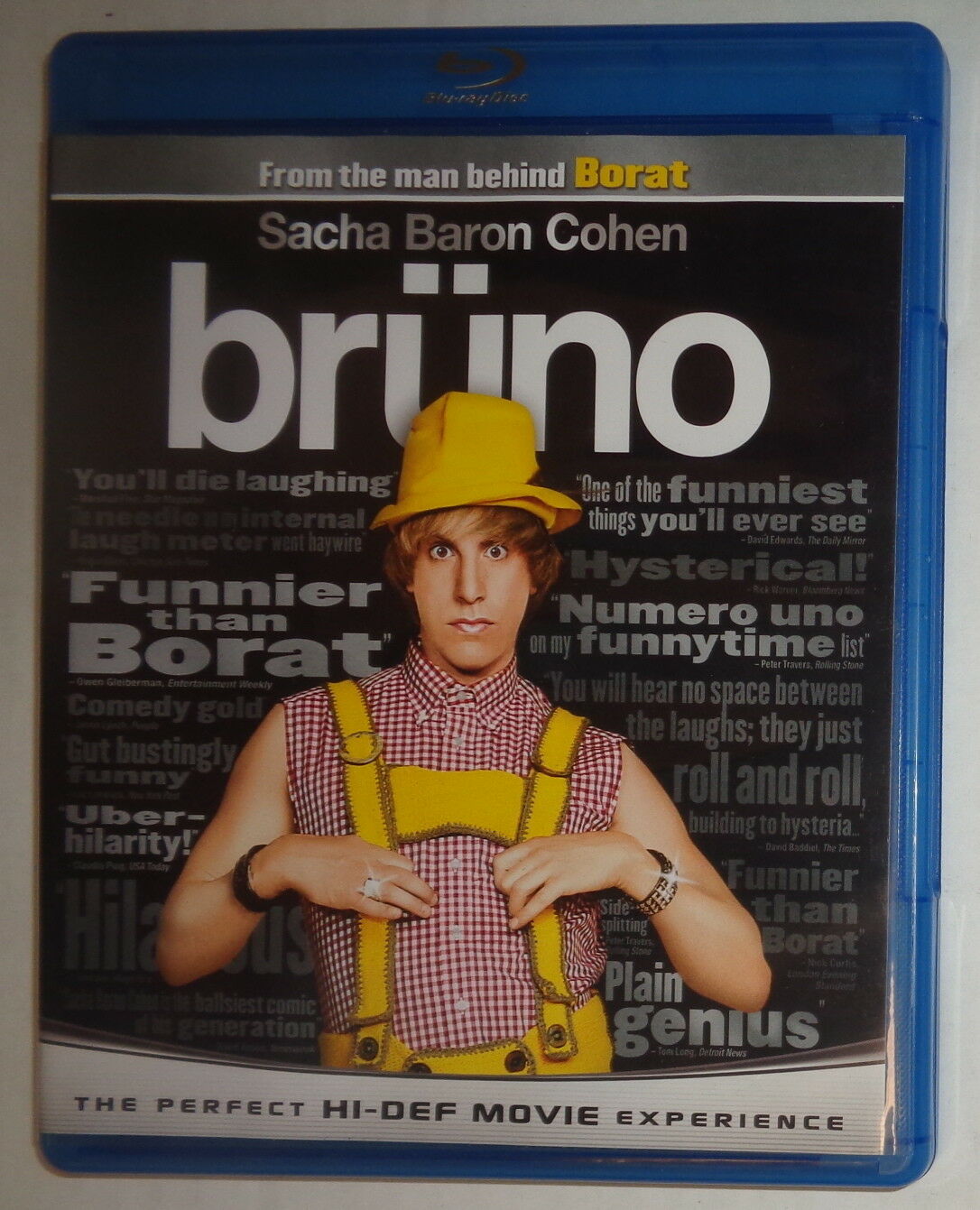 Brüno (Blu-ray Disc, 2009) - Like New