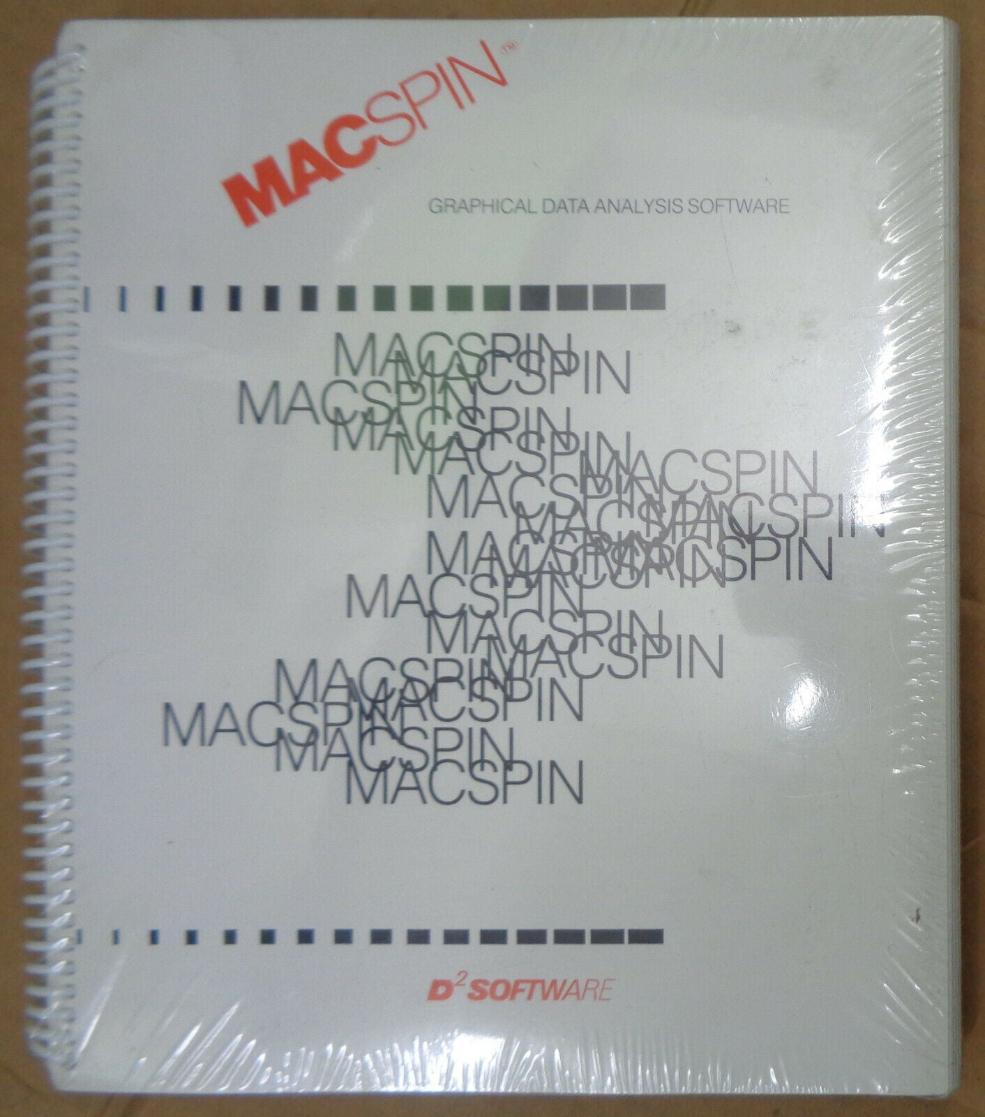 MacSpin : graphical data analysis software - 1987 - BRAND NEW, SEALED