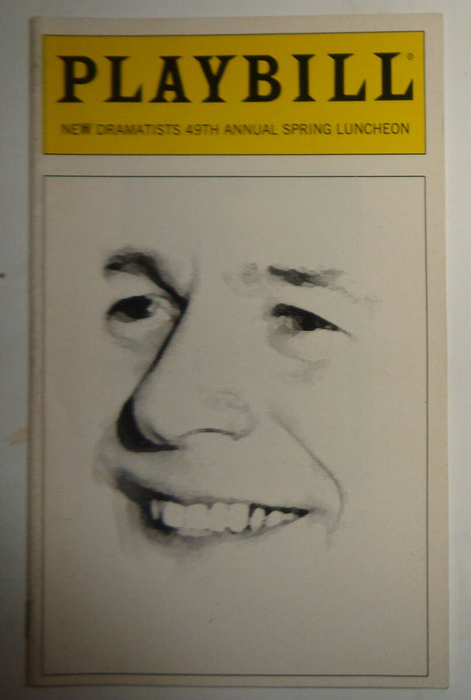 "TRIBUTE TO TERRENCE McNALLY" PLAYBILL - 1998