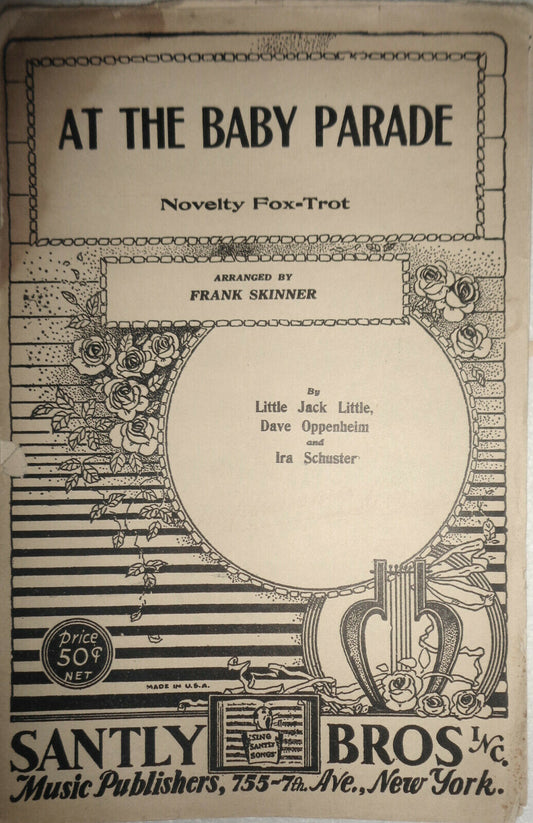At the baby parade, by Little Jack Little, et al - 1932 orchestra score