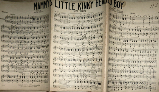 Mammy's Little Kinky Headed Boy /There's Always Way To Remember - orchestra 1925