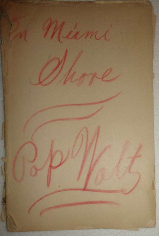 ON MIAMI SHORE, by Victor Jacobi - WALTZ - 1919, FOR ORCHESTRA. Arr. by S Deshon