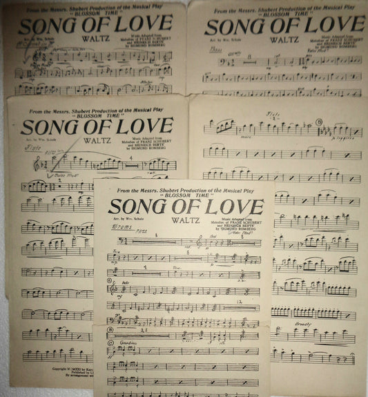 Song of Love : from the Shubert production "Blossom time" - 1921. For orchestra