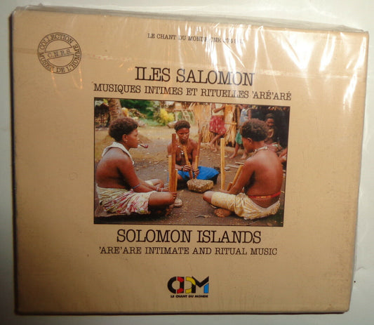 Iles Salomon- Musiques Intimes Et Rituelles 'Are'Are. CD, Album. MINT. SEALED.