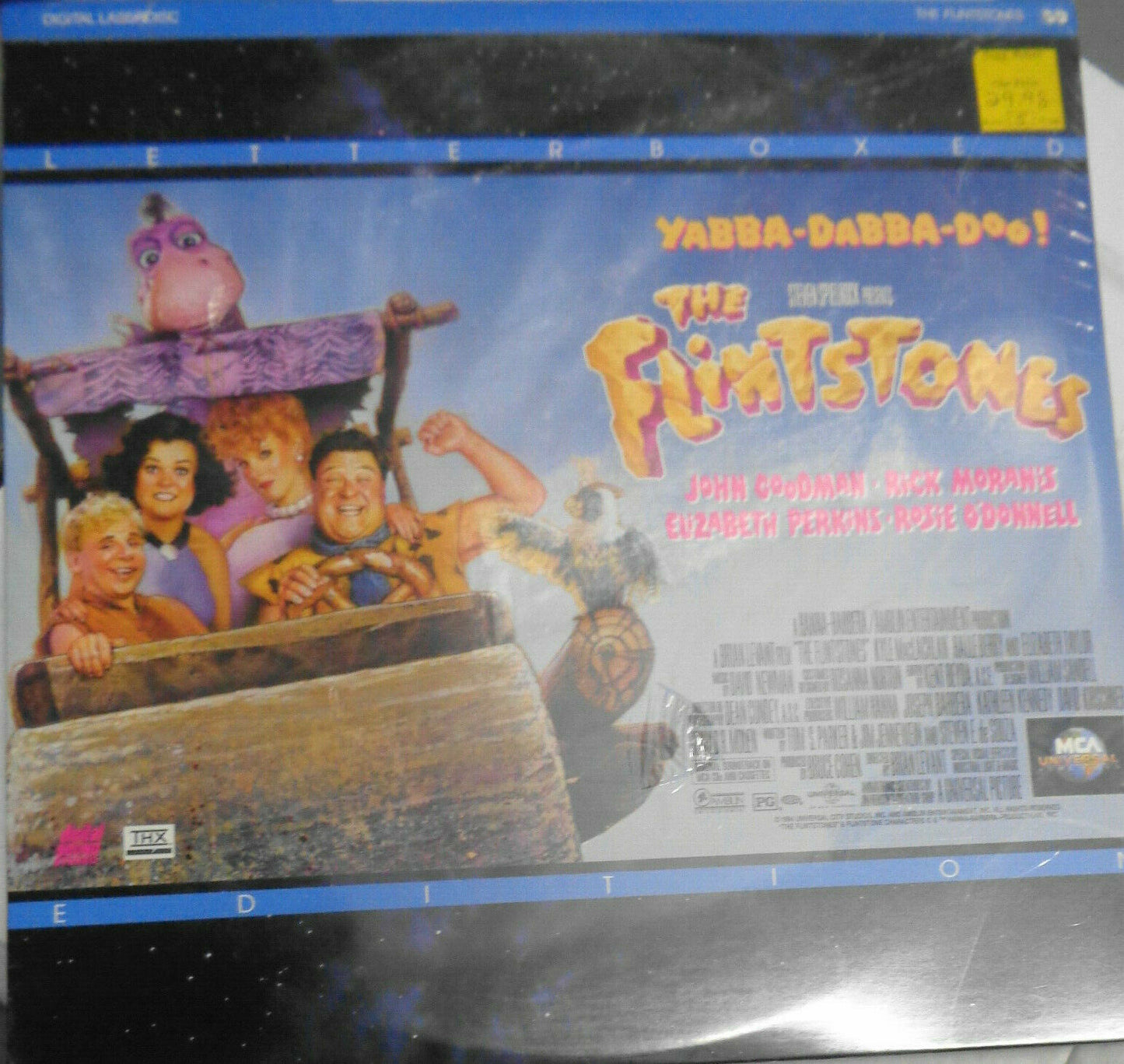 The Flintstones  Laserdisc --  Brand new, Sealed -- John Goodman