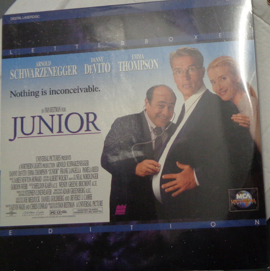 Junior  Laserdisc  -- Brand New, Sealed - Schwarzenegger, DeVito
