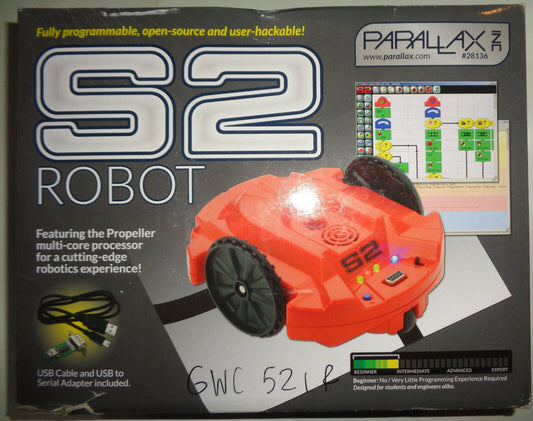 Parallax S2 (Scribbler 2) Programmable Robot #28136 - Plus Betterbots Fluke II