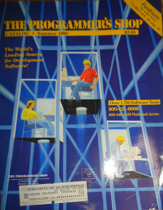 Programmer's Shop Catalog, Summer 1990 -- Over 1,750 Software Development Tools