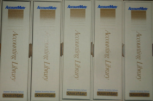 AccountMate Multiuser: General Ledger AR AP Payroll JobCost Source Code 1988 NEW