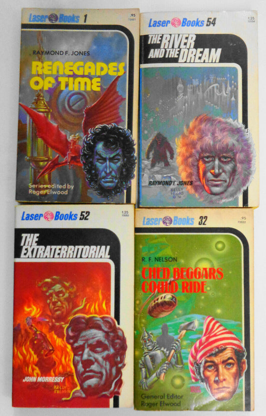 4 Laser Books Science Fiction novels: #s 1, 32, 52 & 54. All First Printings