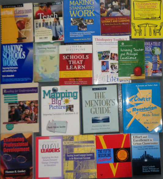 20 Books for better Educators / School Teachers  lot - Fine condition.