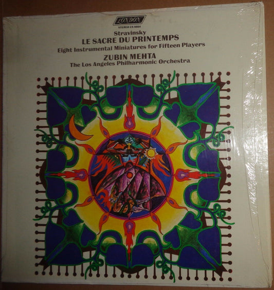 STRAVINSKY, LE SACRE DU PRINTEMPS - LP - Zubin Mehta, L.A. Philharmonic CS 6664