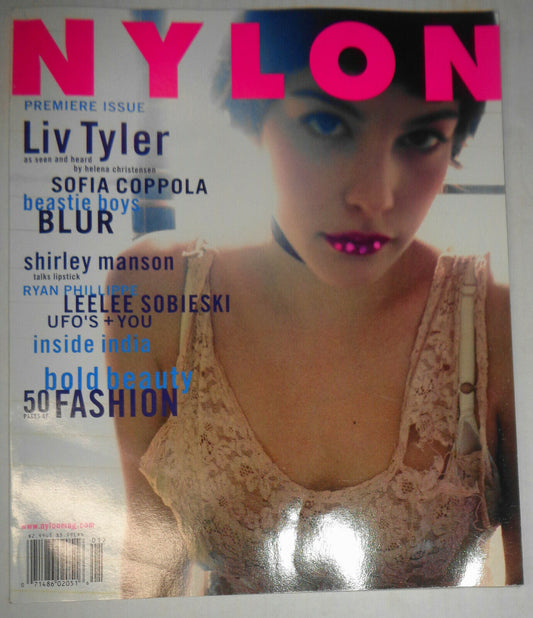 Premiere Issue of Nylon Magazine (for women & smart men) 1999 Liv Tyler - NEW