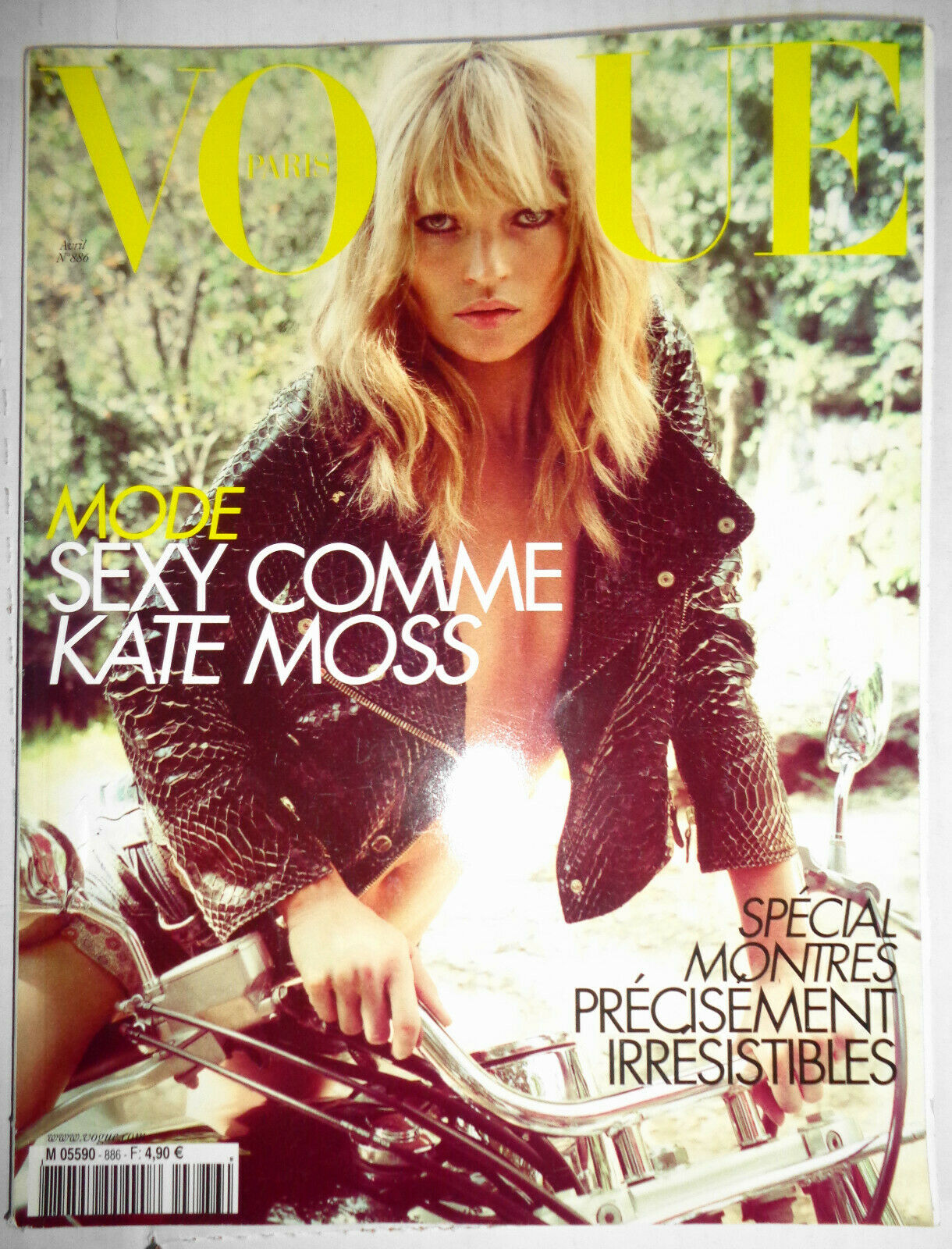 Vogue Paris, April 2008 - Kate Moss. Fine.