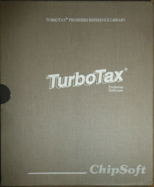 TurboTax Pro Series / 1040 Version 1989 - 5.0 for Tax Year 1989 - for IBM PCs