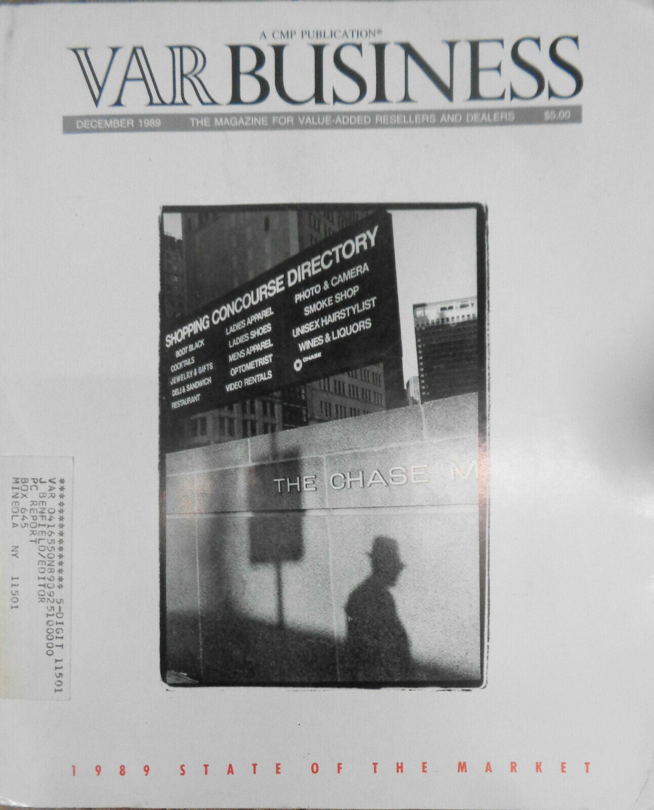 VARBusiness Magazine, December 1989. State of the Market.