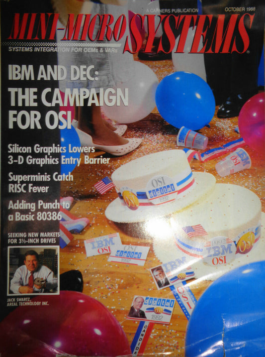 Mini-Micro Systems magazine October 1988. IBM and DEC.