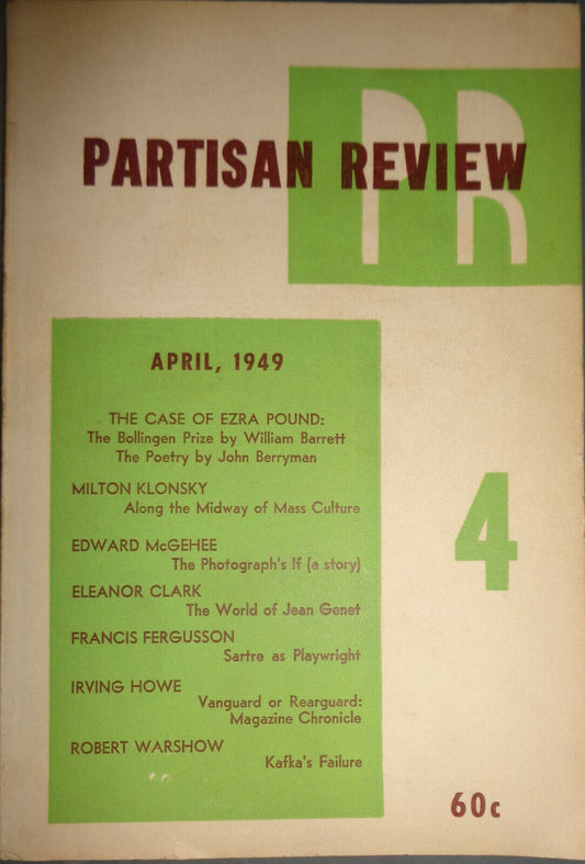Partisan Review April 1949 - The case of Ezra Pound