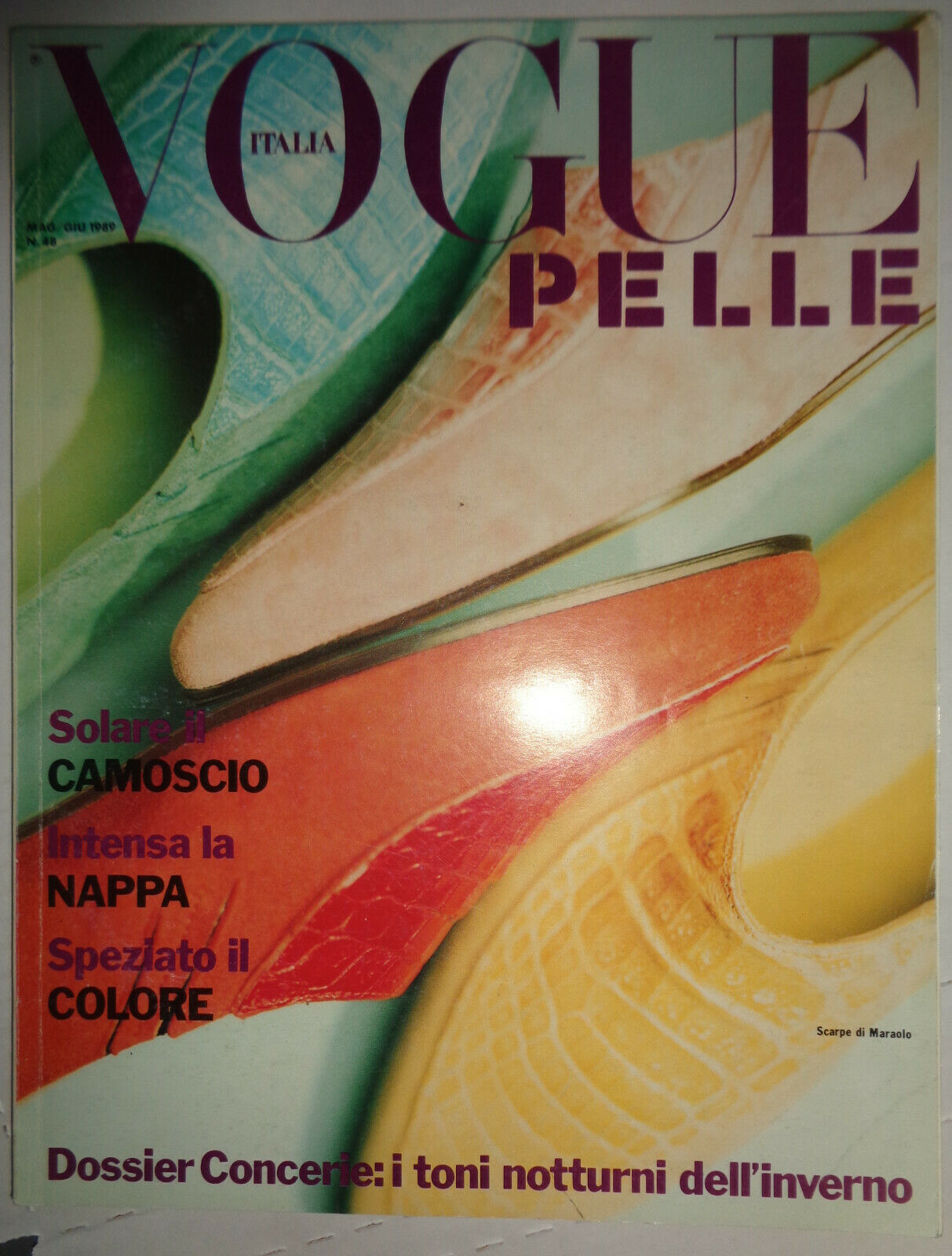 Vogue Italia Pelle,  Maggio/Giugno 1989 - N. 48