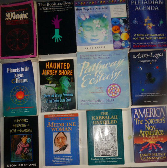 Occult, Cosmology, Sorcery, After Life, Mysticism, Astrology - 12 softcovers