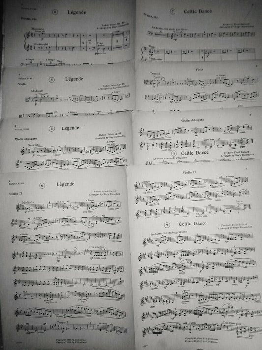 Légende / Rudolf Friml -- Celtic dance / Frederic Bullard - 1912 for orchestra