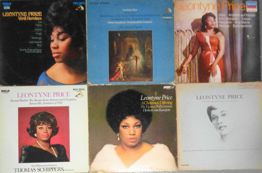 Leontyne Price - Six LP Lot - Verdi, Richard Strauss, Barber, Christmas Offering