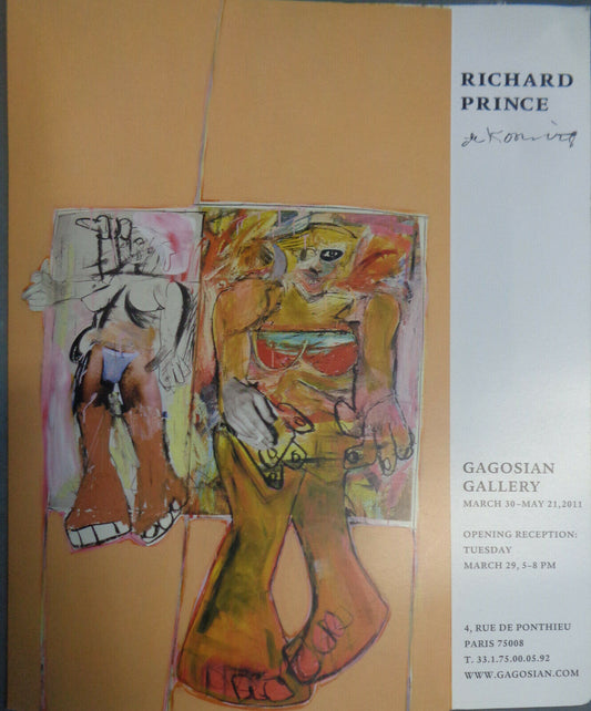 Richard Prince - De Kooning - March 30 - May 21, 2011  Gagosian Gallery Brochure