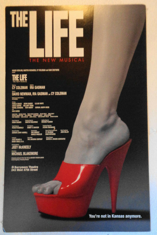 Cy Coleman's - The Life - Original Broadway Poster  - Lillias White, Sam Harris