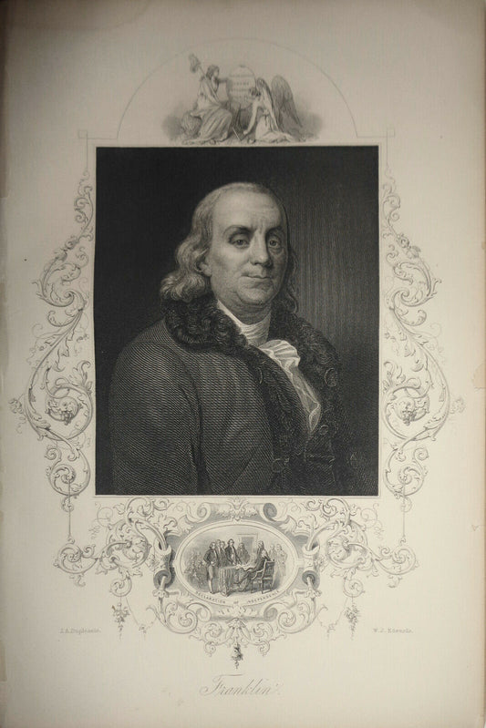 1860 -  Franklin - by Joseph Siffred Duplessis and W. Joseph Edwards