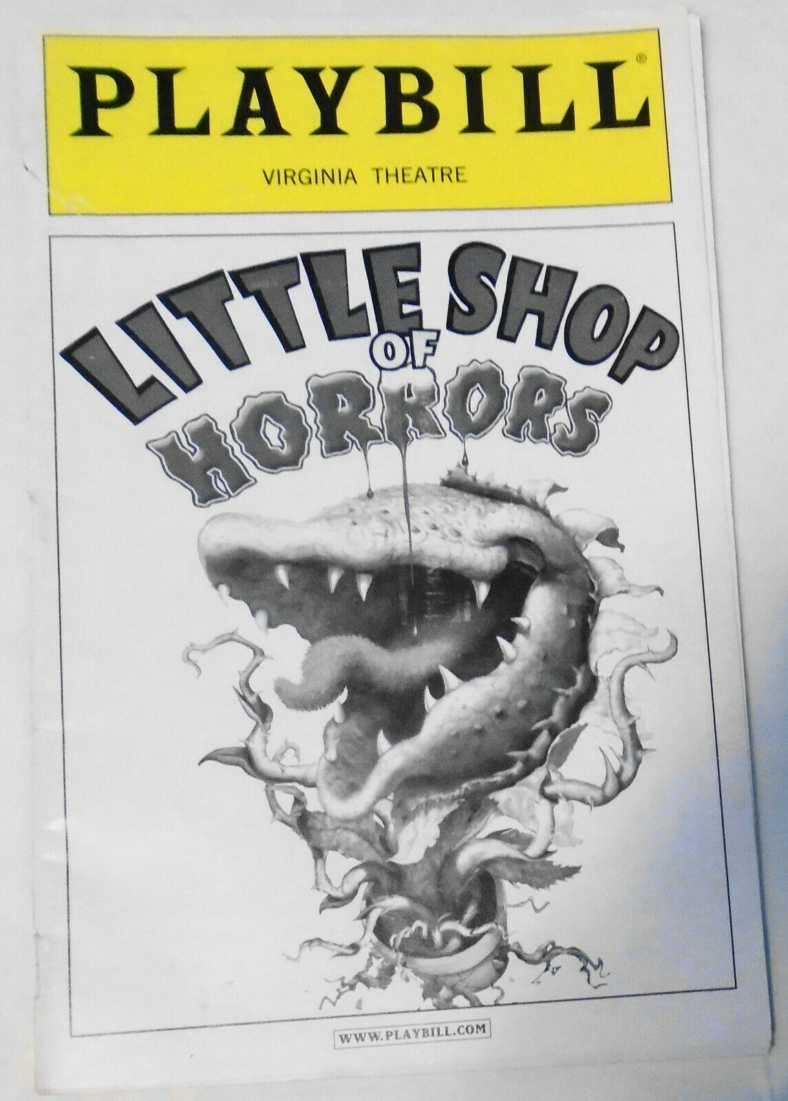Little Shop Of Horrors - Playbill - March 2004. Sondheim interview