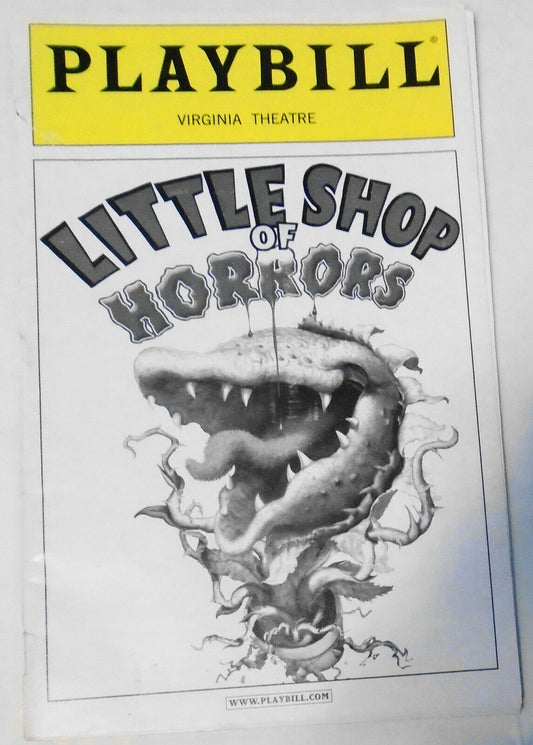 Little Shop Of Horrors - Playbill - March 2004. Sondheim interview