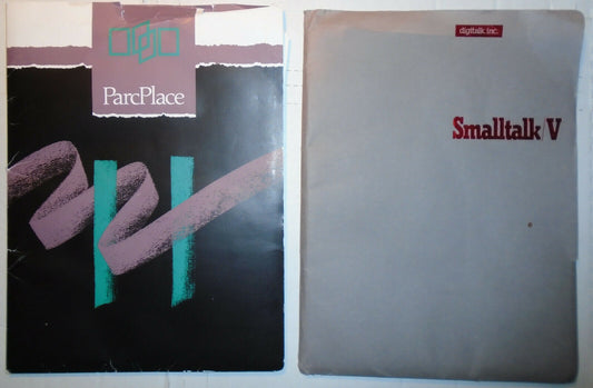 Smalltalk - 2 Press Kits: ParcPlace & Digitalk. 1990 & 1988