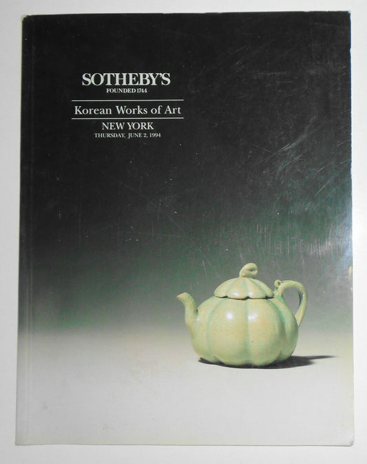 Korean Works of Art - Sotheby's  New York Auction catalog 1994
